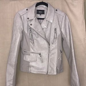 BNCI gray leather jacket